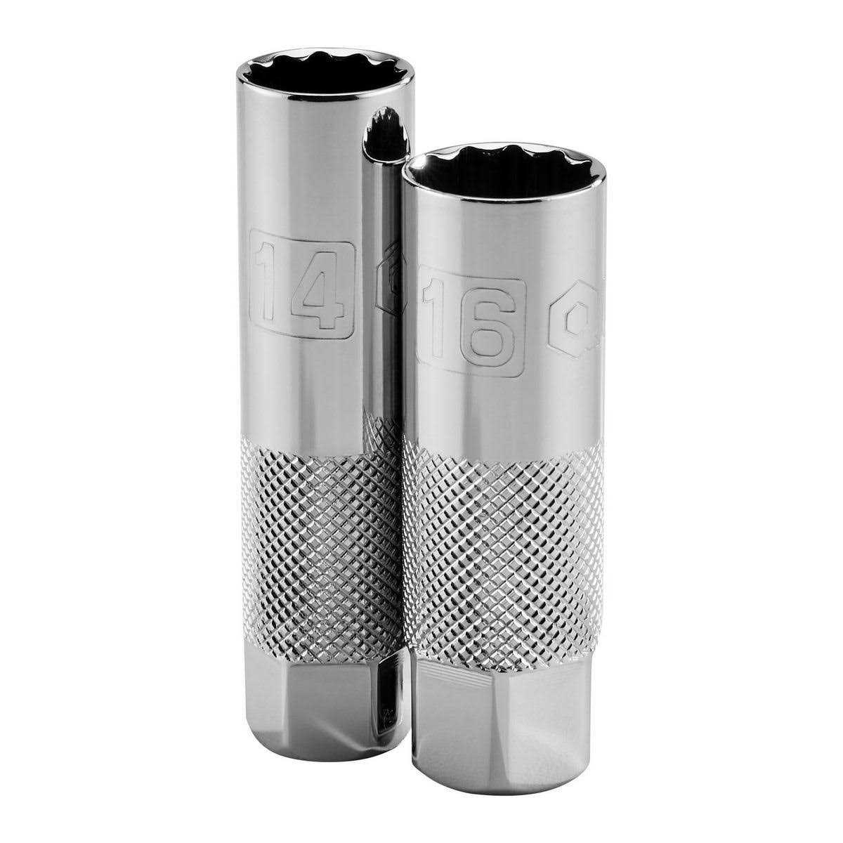 Quinn 3/8 in. Drive SAE and Metric Spark Plug Socket Set 70168 - Shop Hardware Tools Online Store