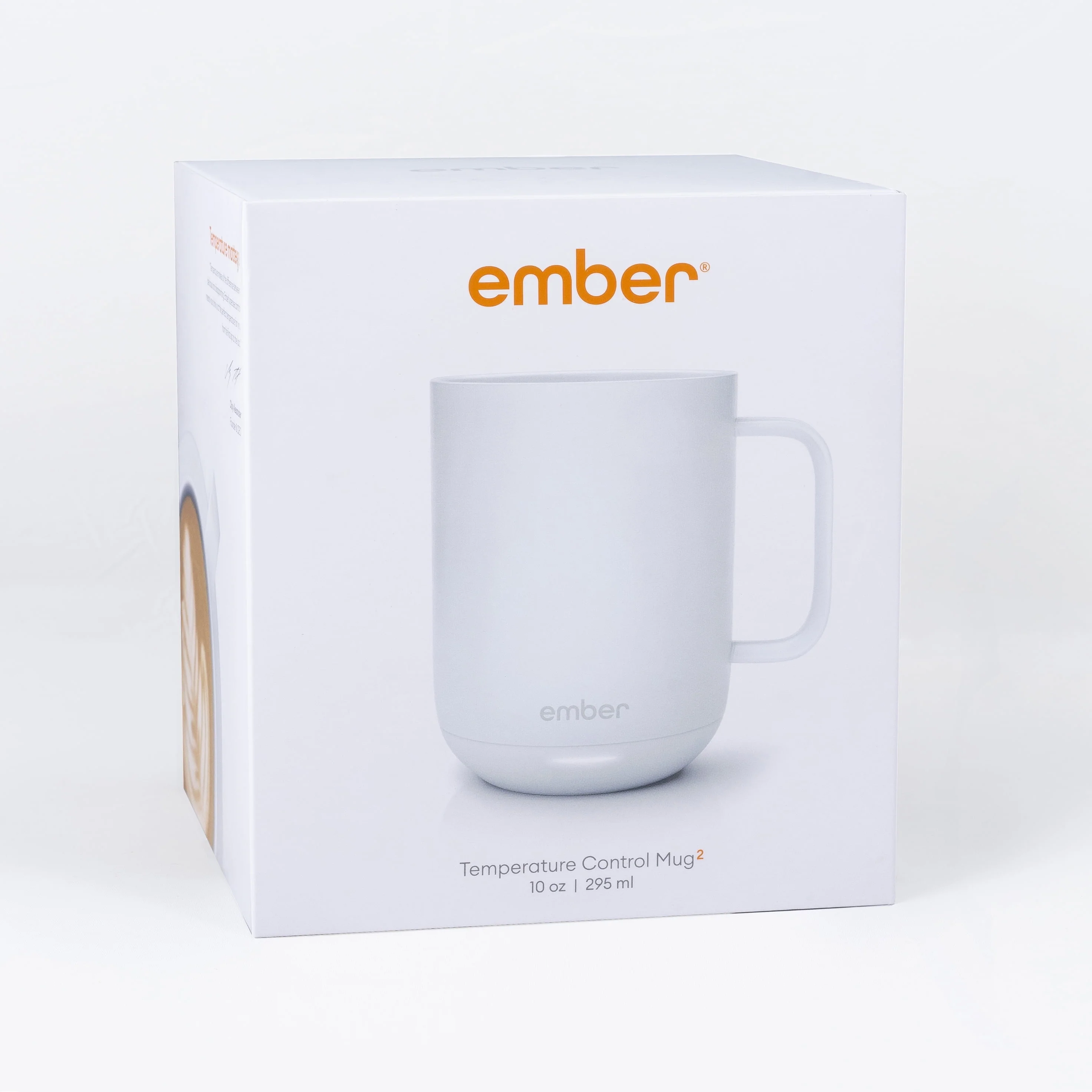 Ember Temperature Control Smart Mug 2, 10 oz, Black 1.5-hr Battery Life App Controlled Heated Coffee Mug Improved Design