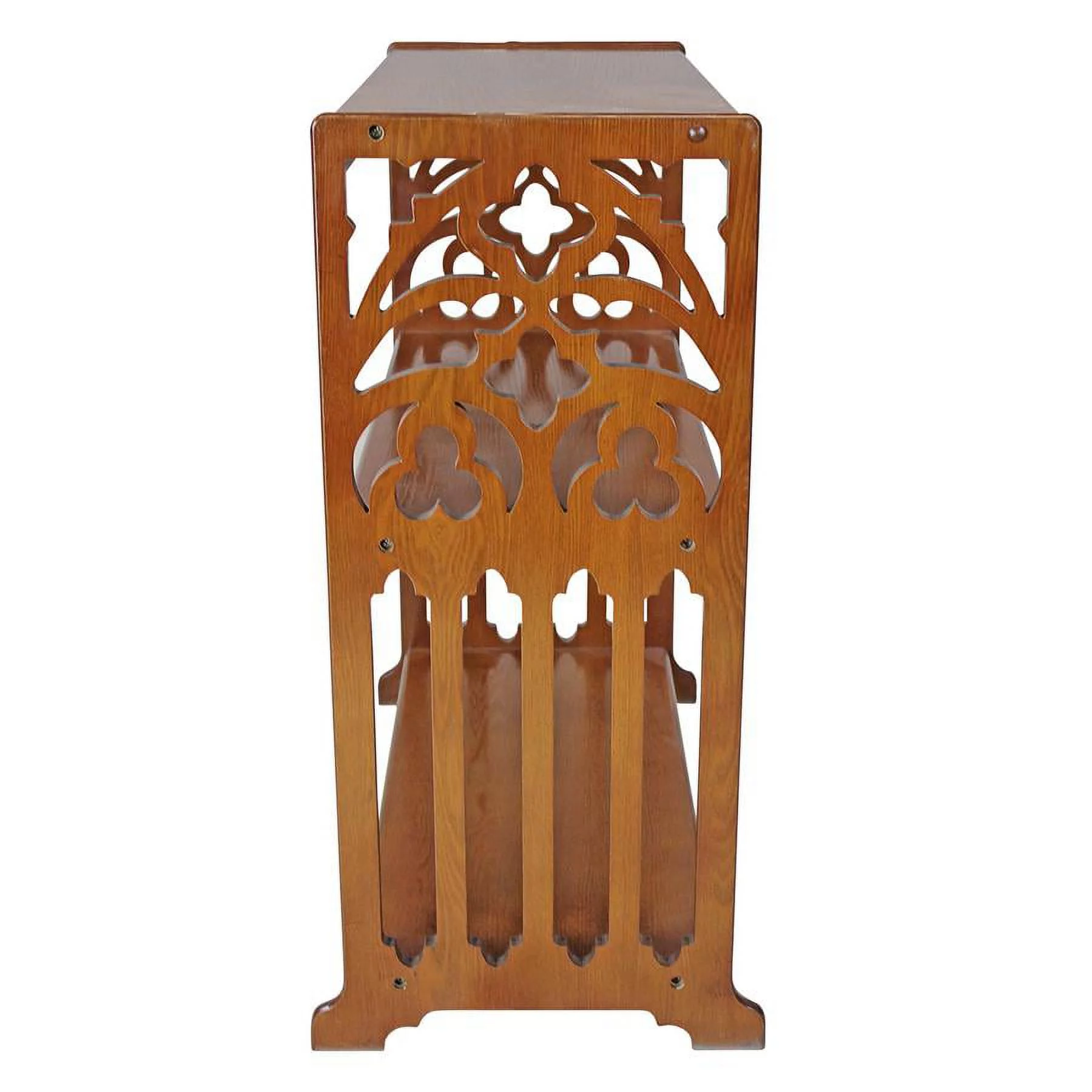 Design Toscano St. Thomas Aquinas Gothic Wooden Bookshelf