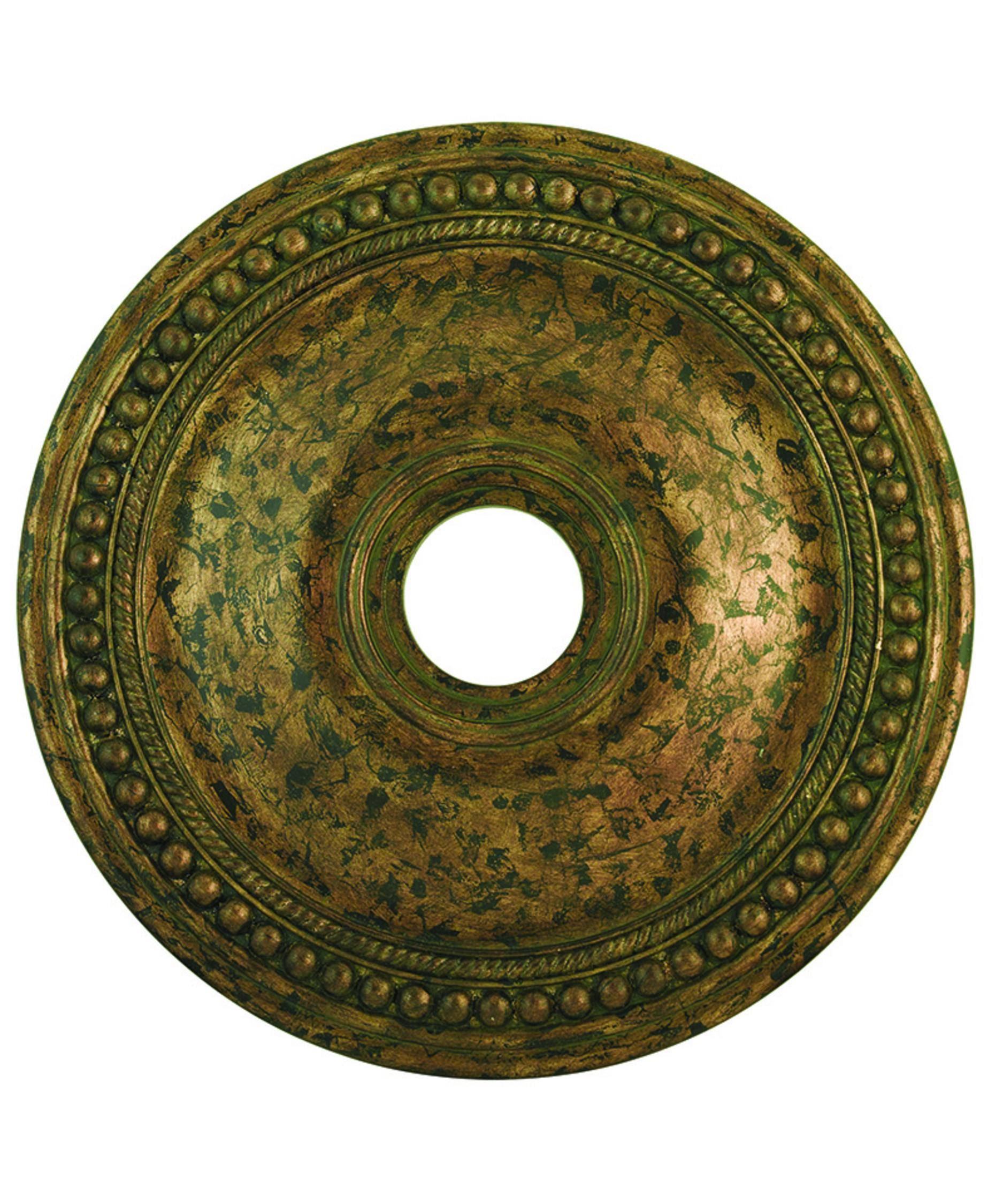 Livex Lighting 82075-71 Wingate Ceiling Medallion, Hand Applied Venetian Golden Bronze