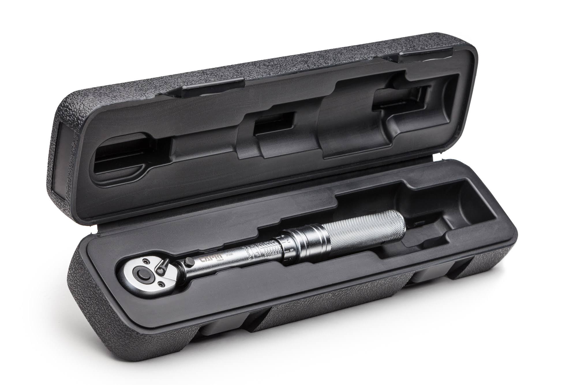 Capri Tools 1/4-Inch Drive 20-150 in/lbs Industrial Torque Wrench