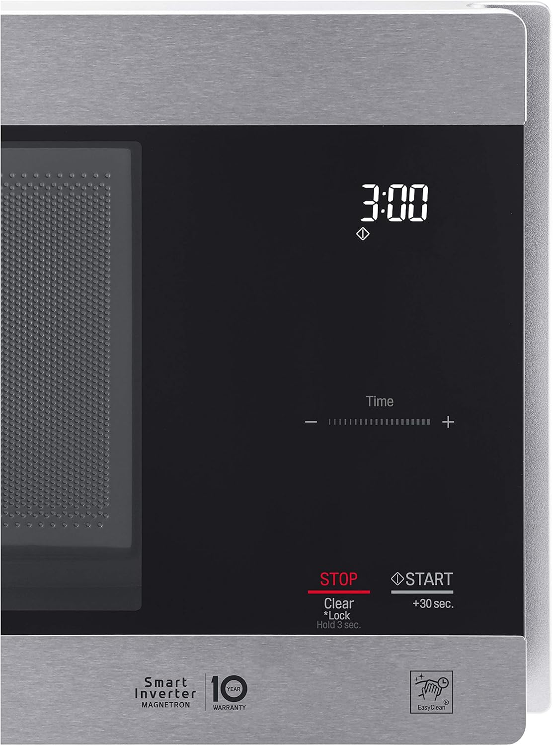 LG LMC0975ASZ 0.9 CF Countertop Microwave, Smart Inverter, Easy-Clean Interior with Hexagonal Ring, Stainless Steel