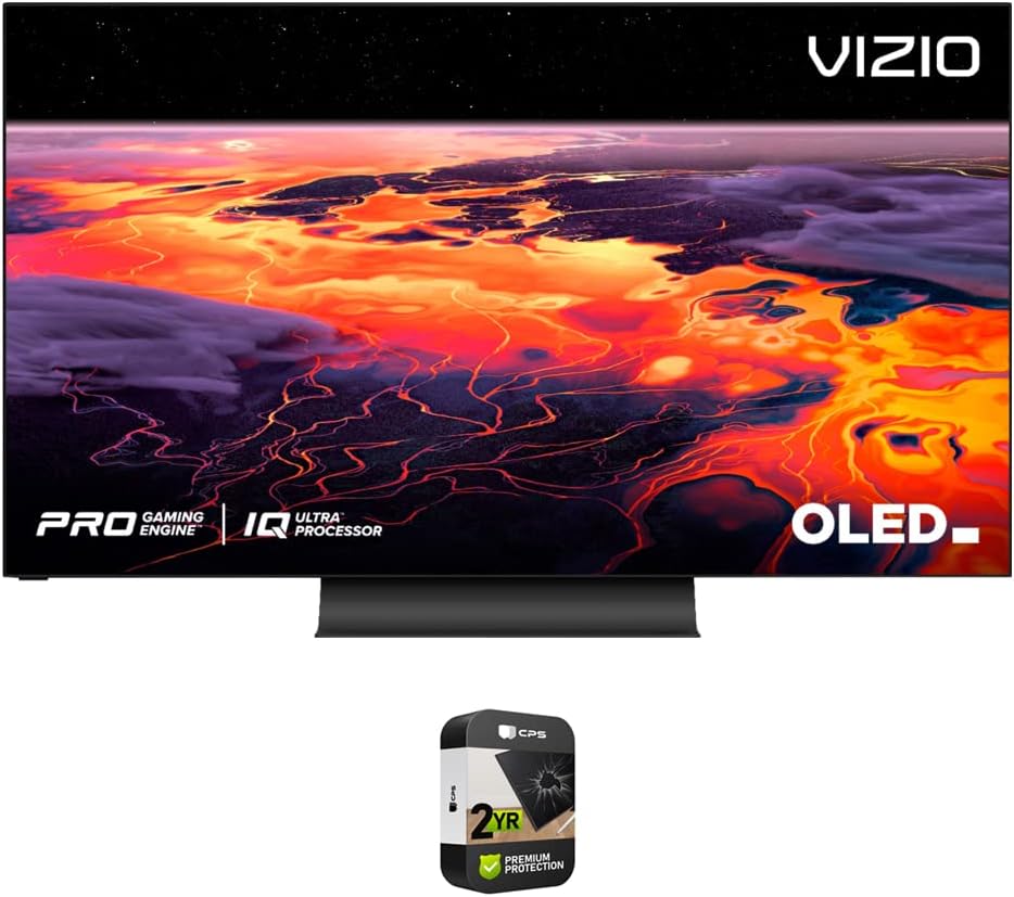 Vizio OLED65-H1 65" Class OLED Premium 4K UHD HDR SmartCast TV Bundle with Premium 2 YR CPS Enhanced Protection Pack