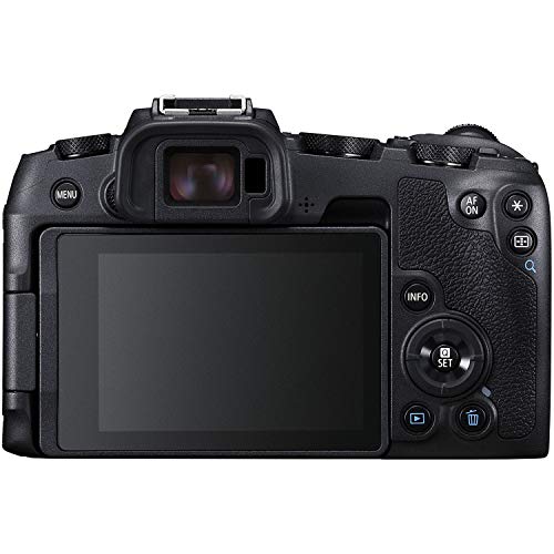 Canon EOS RP Full Frame Mirrorless Vlogging Portable Digital Camera with 26.2MP Full-Frame CMOS Sensor, Wi-Fi, Bluetooth, 4K Video Recording and 3.0” Vari-Angle Touch LCD Screen, Body, Black,