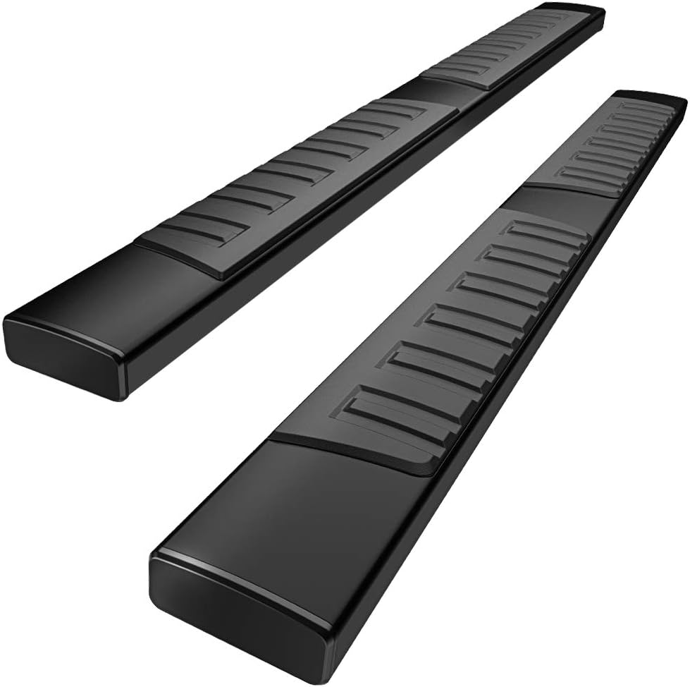 YITAMOTOR Drop Side Steps Compatible with 2007-2018 Chevy Silverado/GMC Sierra 1500, 07-19 2500HD 3500HD Extended/Double Cab, Off-Road Running Boards, Powder Coated Nerf Bars(Incl. 19 1500 LD/Limited)