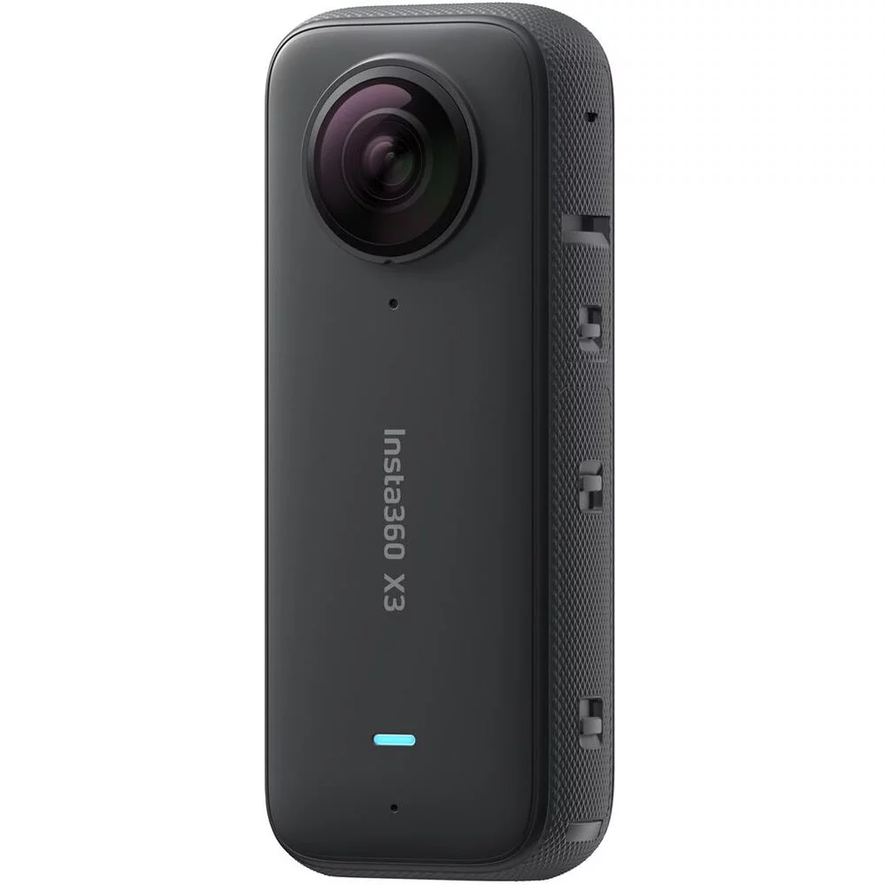 Insta360 ONE X3 with Ultimaxx Basic Bundle + SanDisk 64GB Ultra micro SDXC Memory Card, Water-Resistant Action Camera Case with Pre-Cut Foam Inserts & More (10pc Bundle)