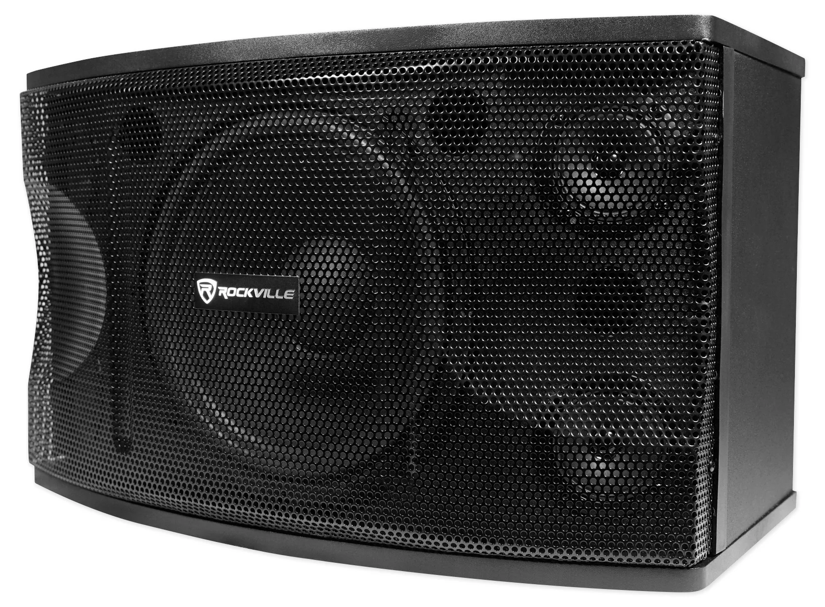 (2) Rockville KPS12 12" 3-Way 1600w Karaoke/Pro Speakers+Amplifier+Wireless Mics
