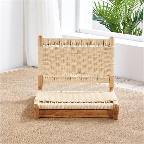 Task Chair Backrest Chair Living Room Furniture Window Seat Tatami Legless Chair Straw Rattan Tatami