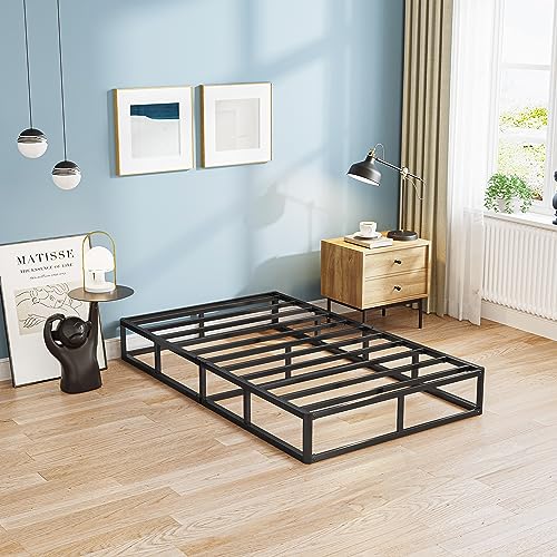 7 Inch Box Spring for Full Bed,High Profile Strong Metal Frame Mattress Foundation, Quiet Noise-Free,Easy Assembly, 3000lbs Max Weight Capacity