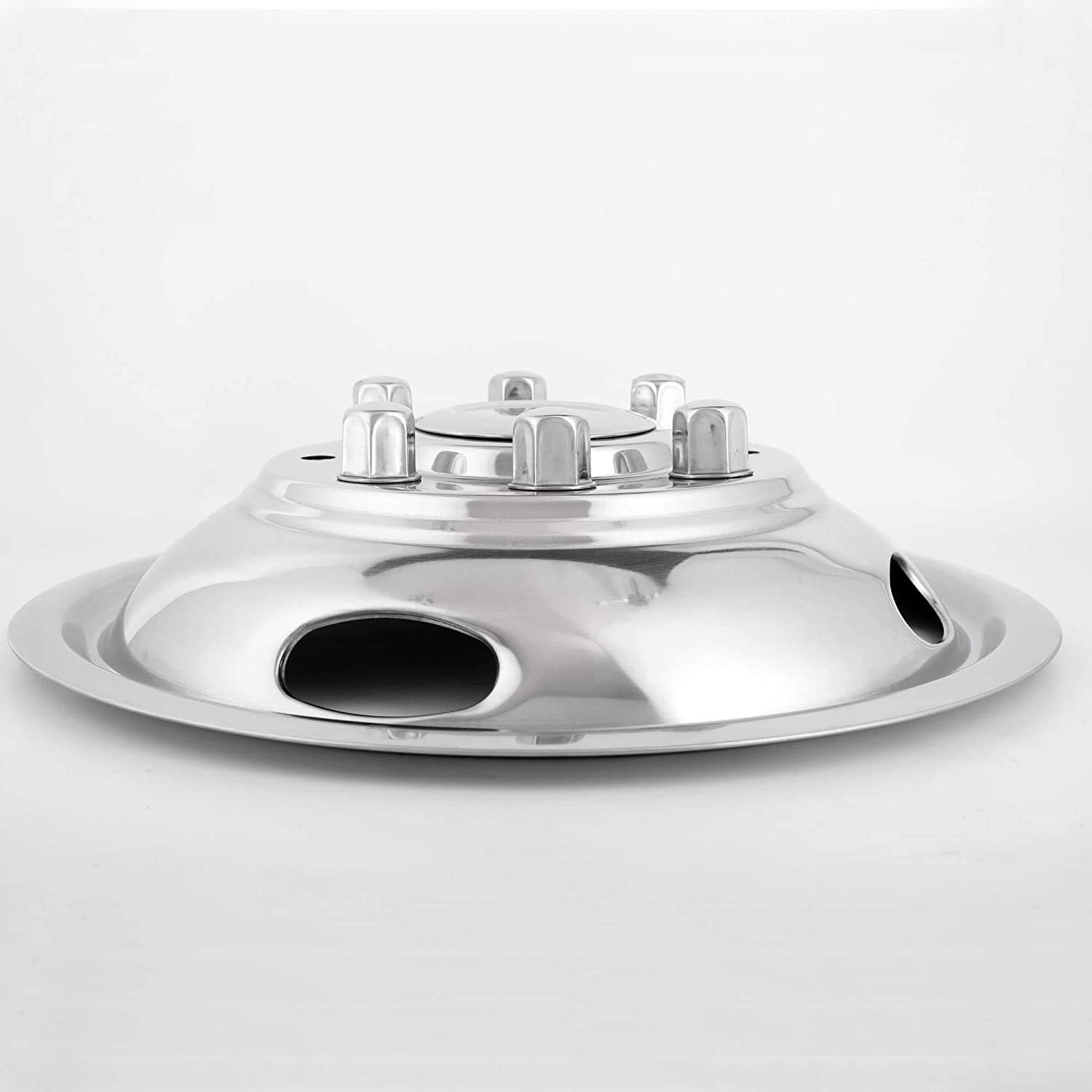 Kucaruce Set of 4 19.5 10 Lug Wheel Skins Hub Caps Rim Covers Stainless Steel Wheel Simulators For 2008-2020 R_a_m 4500 5500 Pickup