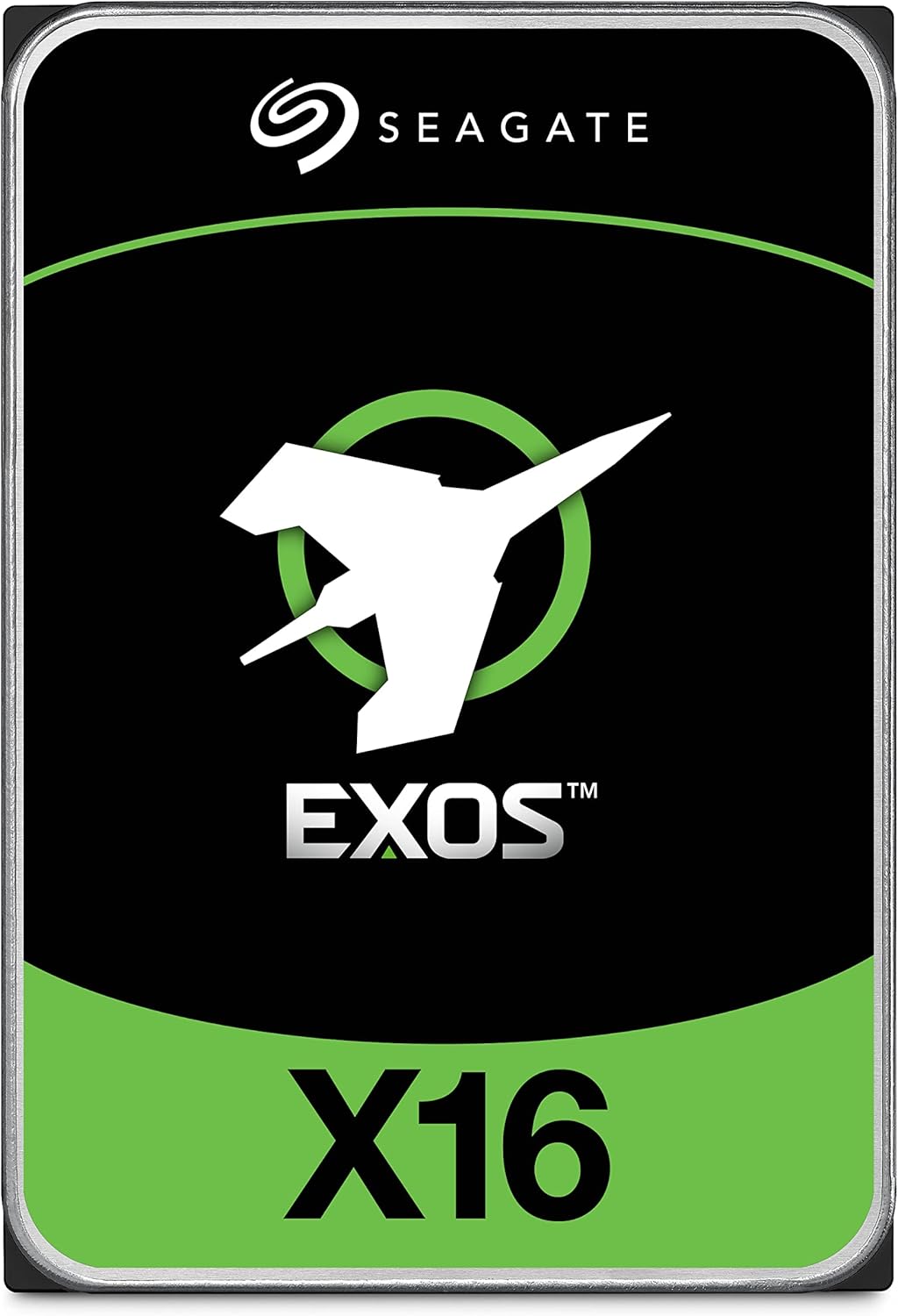 Seagate Exos X18 18TB Enterprise HDD - CMR 3.5 Inch Hyperscale SATA 6Gb/s, 7200 RPM, 512e and 4Kn FastFormat, Low Latency with Enhanced Caching (ST18000NM000J)