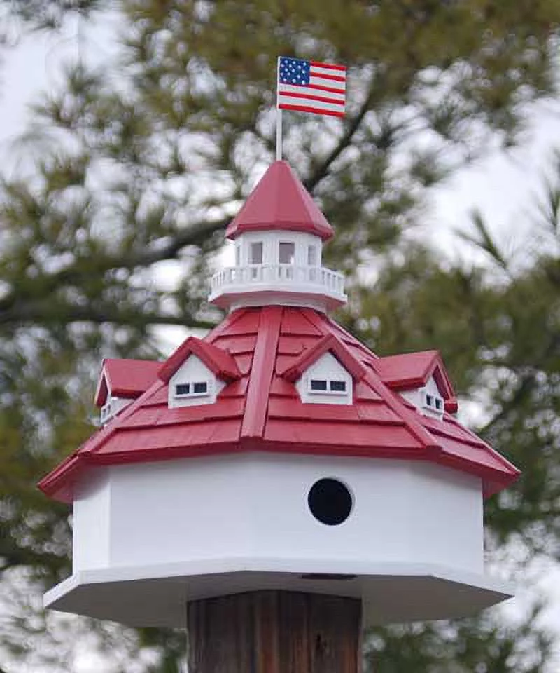 Home Bazaar Annapolis Lighthouse Bird House - Curated Treasures Market