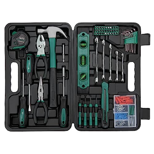 CARTMAN 148 Piece Automotive and Household Tool Set - Perfect for Car Enthusiasts and DIY Home Repairs