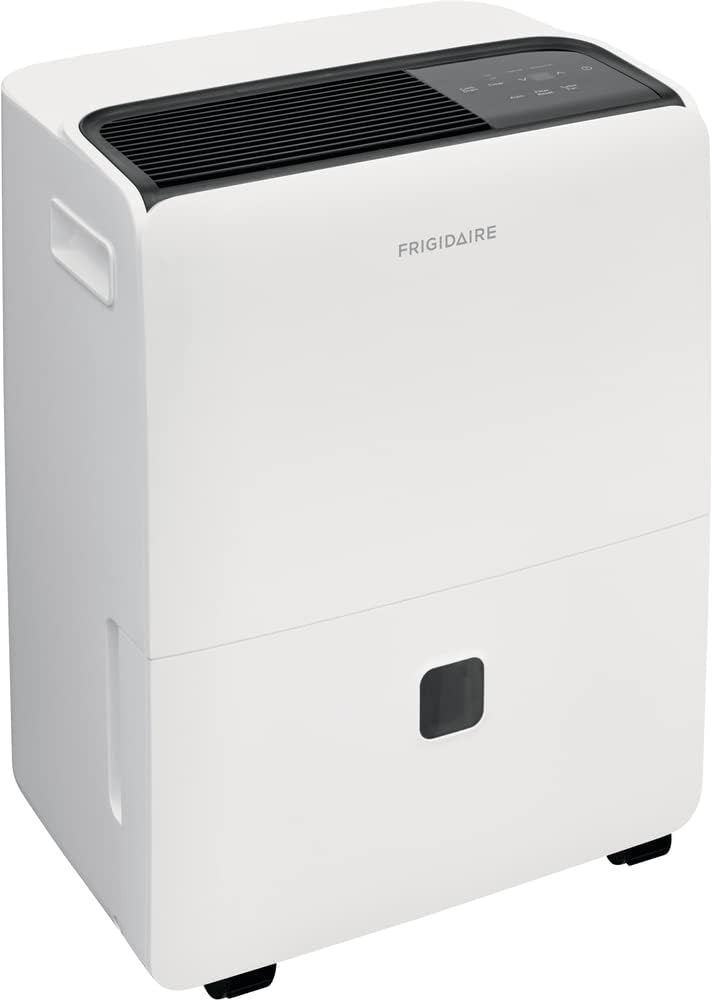 Frigidaire Dehumidifier, High Humidity 50 Pint Capacity, in White