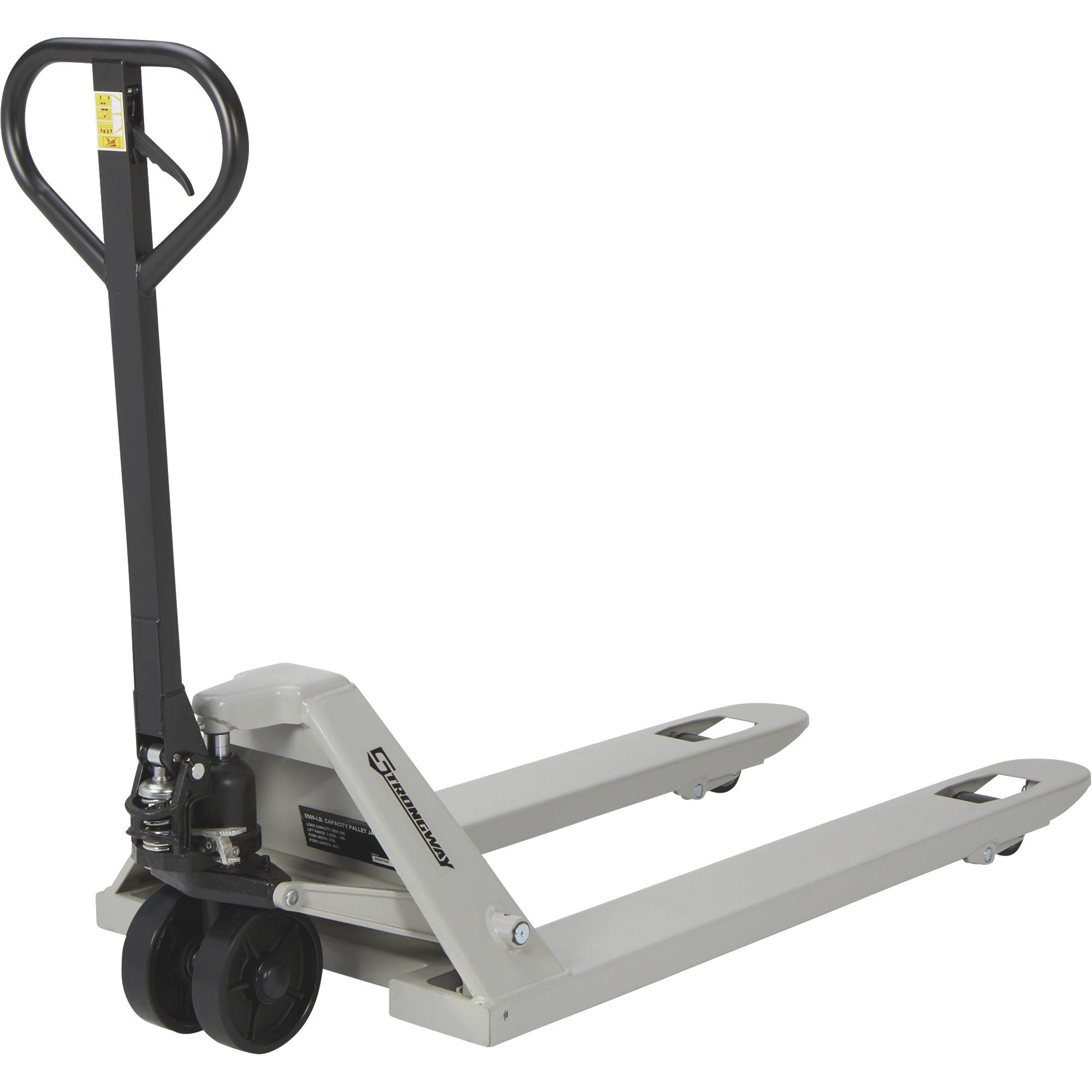 Strongway Pallet Jack - 5500-Lb. Capacity, 61inch L x 27inch W, Model 51-S00