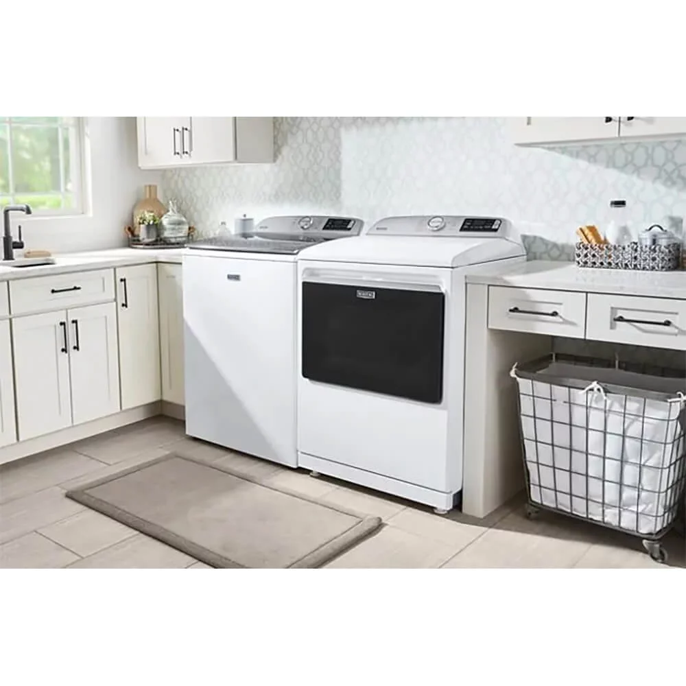Maytag Mgd7230h 27" Wide 7.4 Cu. Ft. Energy Star Rated Gas Dryer - White