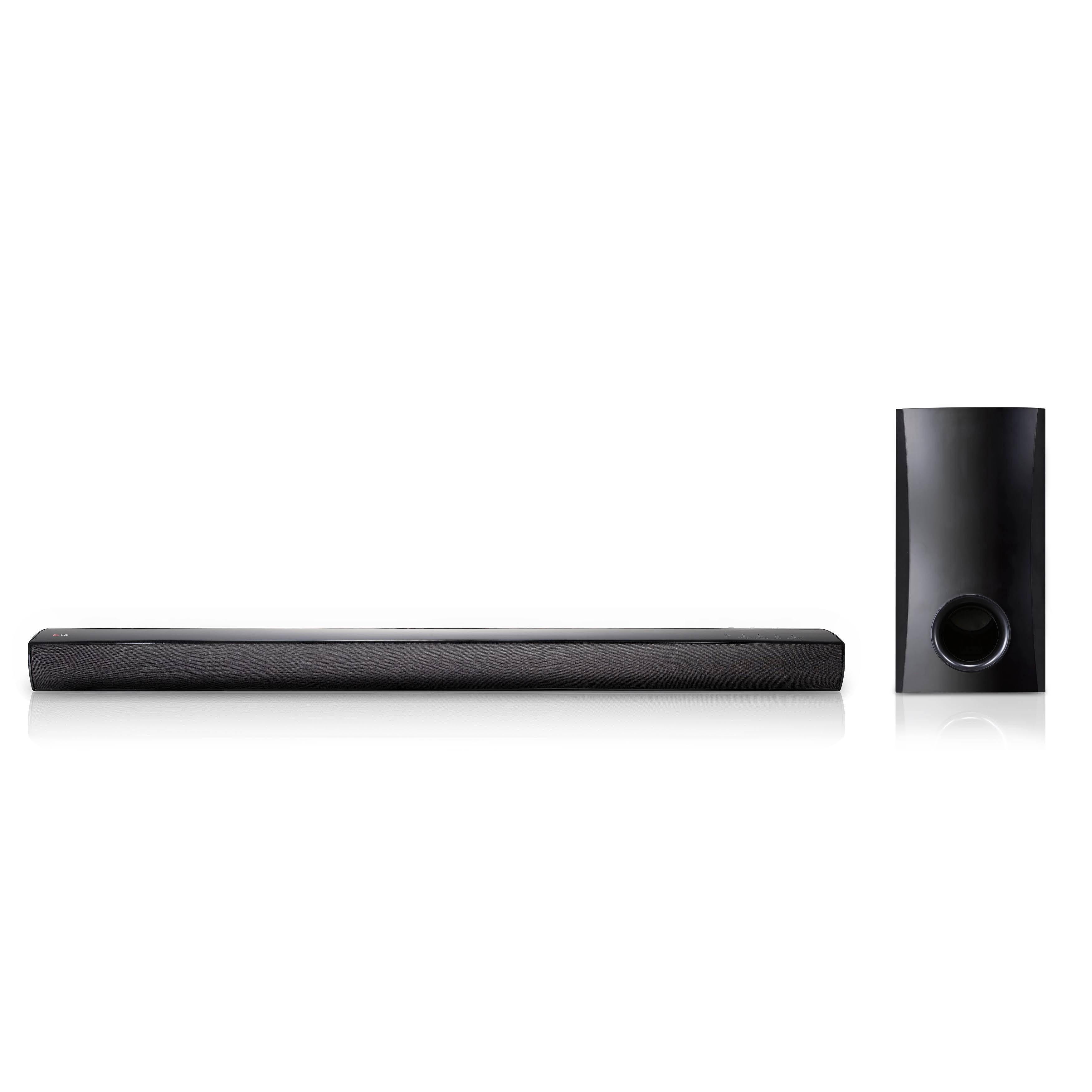 LG NB2540 - Sound bar system - for home theater - 2.1-channel - wireless - Bluetooth - 120 Watt (total)