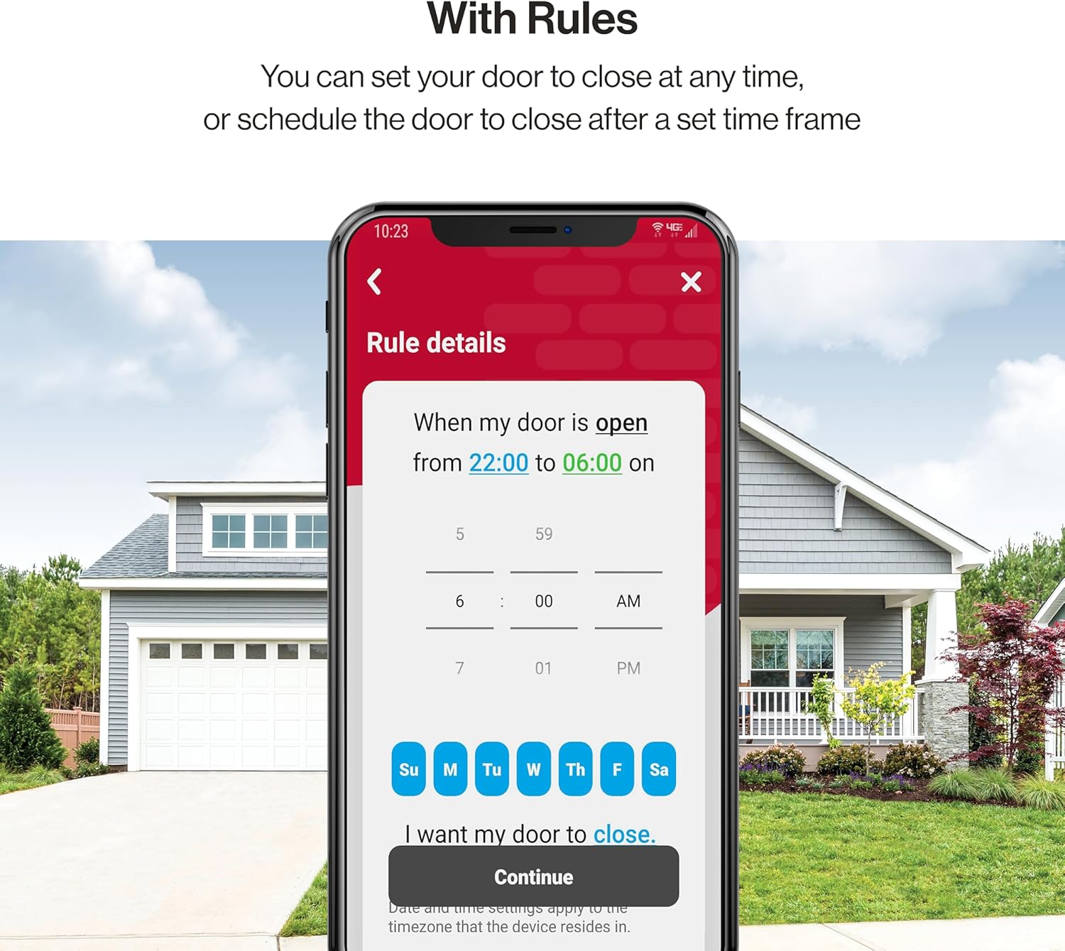 Genie 7155-TKV Smart Garage Door Opener StealthDrive Connect - Ultra Quiet opener, WiFi, Battery Backup - Works with Alexa & Google Home,Black/White