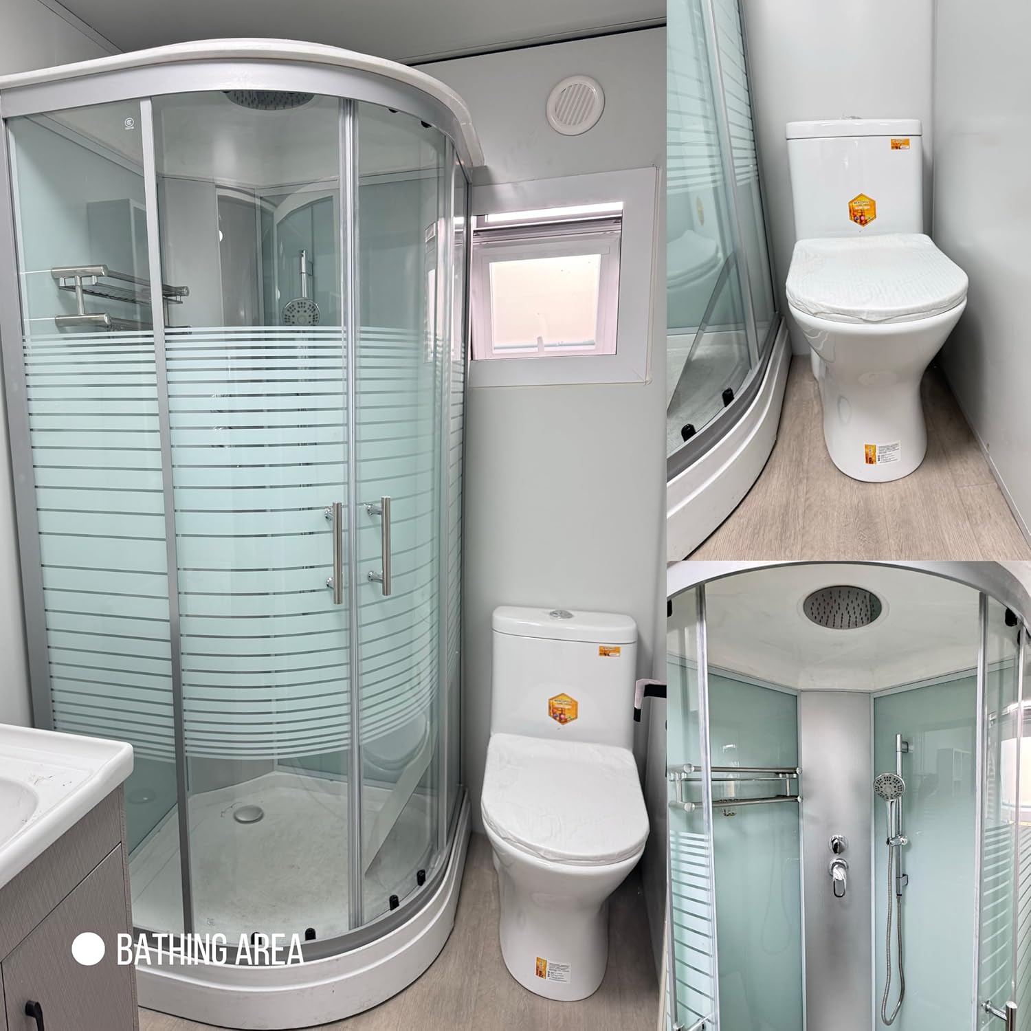 Prefabricated Tiny White House for Living | Expandable Modern Prefab House with 1 Bathroom 1 Living Room and 2 bedroom VILLA/OFFICE/GARDEN HOUSE/RESORT