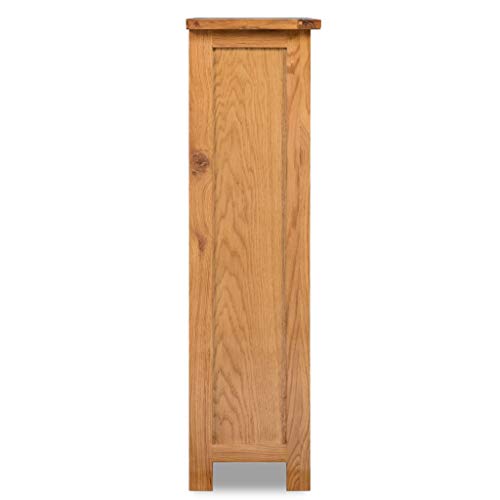 3-Tier Bookcase, Wooden Country Style Bookshel, Storage Shelves,Display Shelves,Open Bookshelves, Suitable for a Variety of Environments, 27.6"x8.9"x32.3" Solid Oak Wood