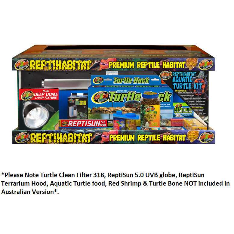 Zoo Med ReptiHabitat Aquatic Turtle Kit - Pet Supplies online store