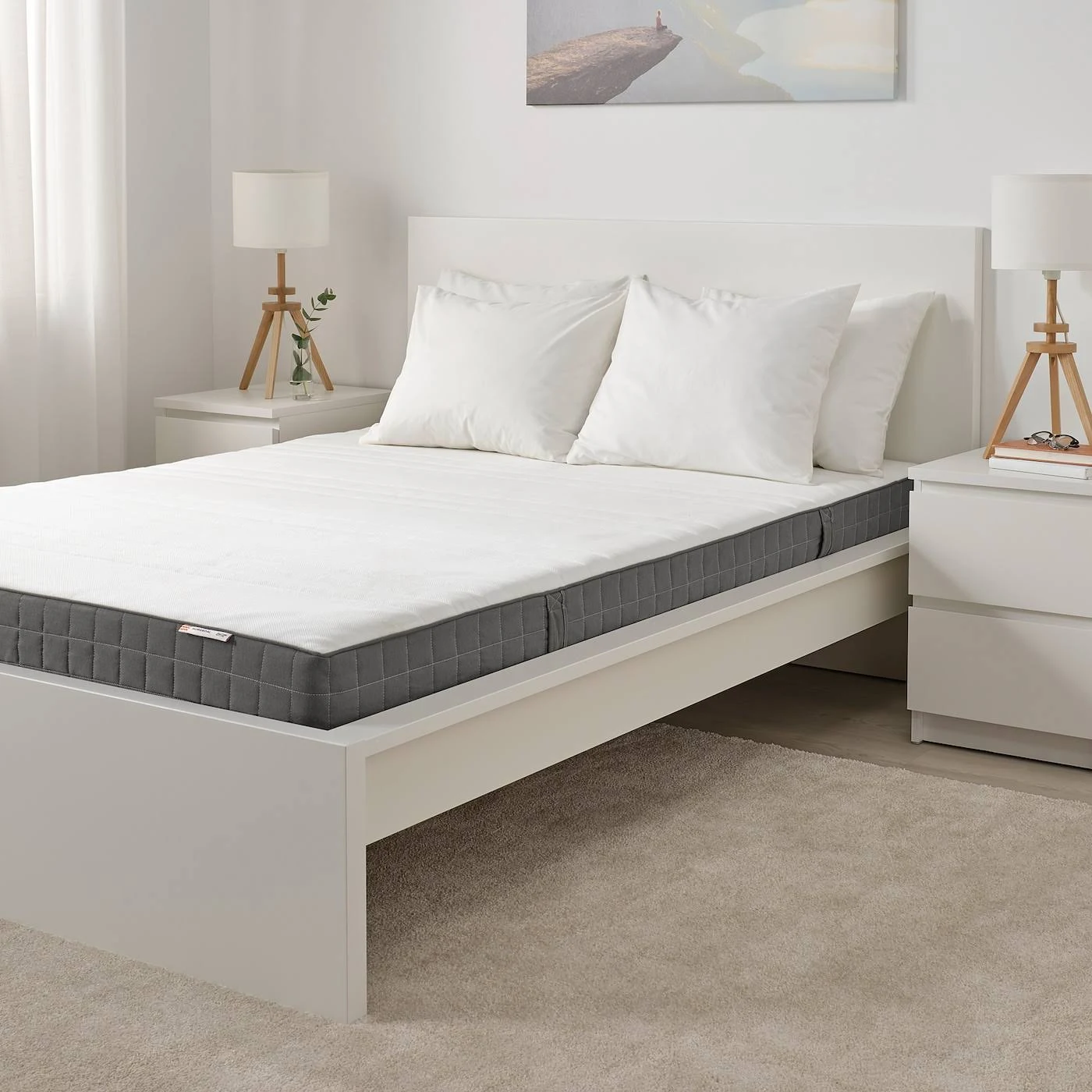 IKEA - Morgedal Foam Mattress, firm/dark Gray, Full