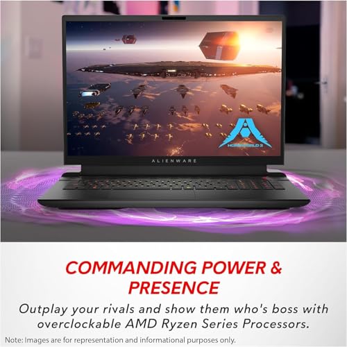 Alienware M18 Gaming Laptop 2024, 18" FHD+ 480Hz, AMD Ryzen 9-7845HX Up to 5.2GHz, GeForce RTX 4070, 16GB DDR5, 1TB SSD, WiFi6E, AlienFX RGB Backlit KB, Microsoft Office Lifetime License & Win11 Pro