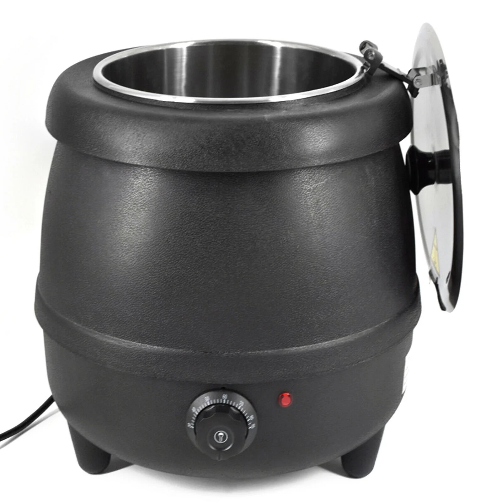 TOOL1SHOoo 10L Commercial Kitchen Restaurant Electric Food Soup Kettle Pot Warmer Black