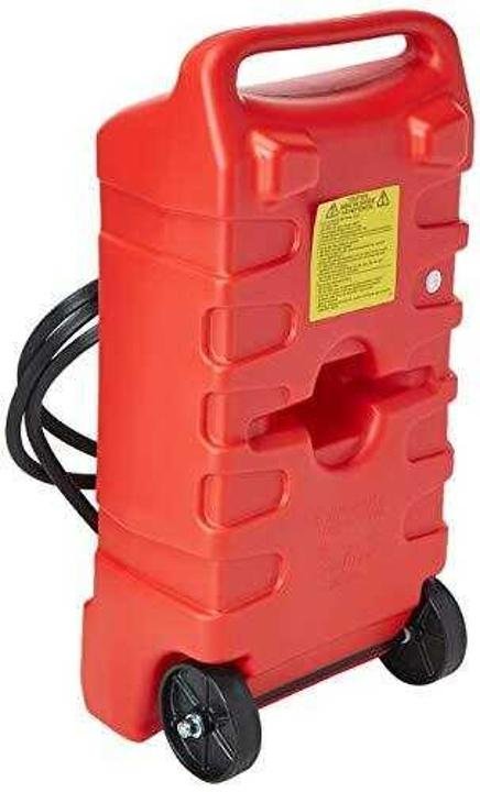 DuraMax Flo n＊ Go LE Fluid Transfer Pump and 14-Gallon Rolling Gas Can