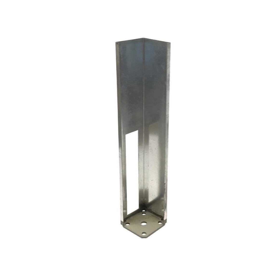 Homestead Fence Co Vinyl Fence Concrete/wood Post Mount Tower with Mounting Kit