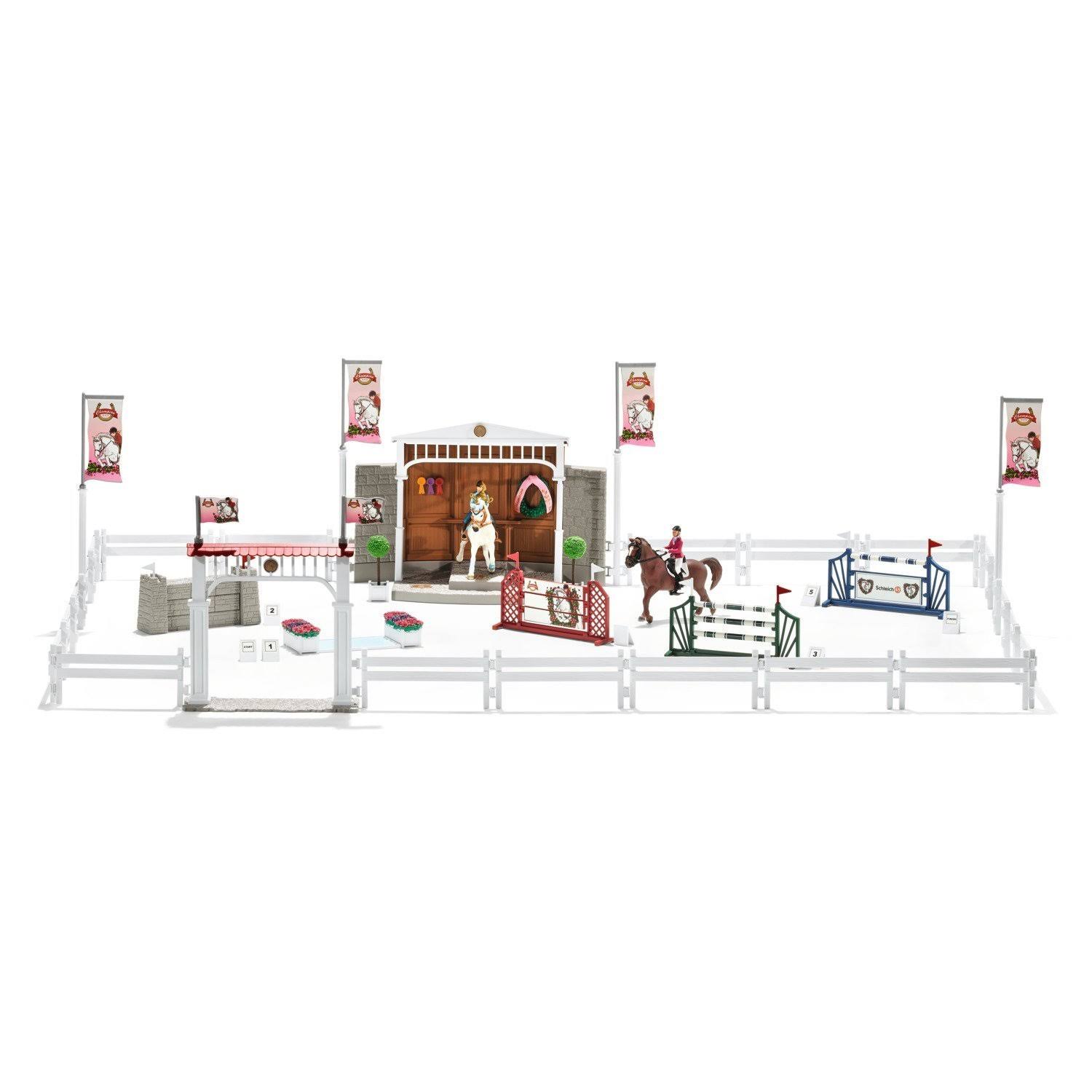 Schleich North America Big Horse Show with Riders u0026 Horses Playset