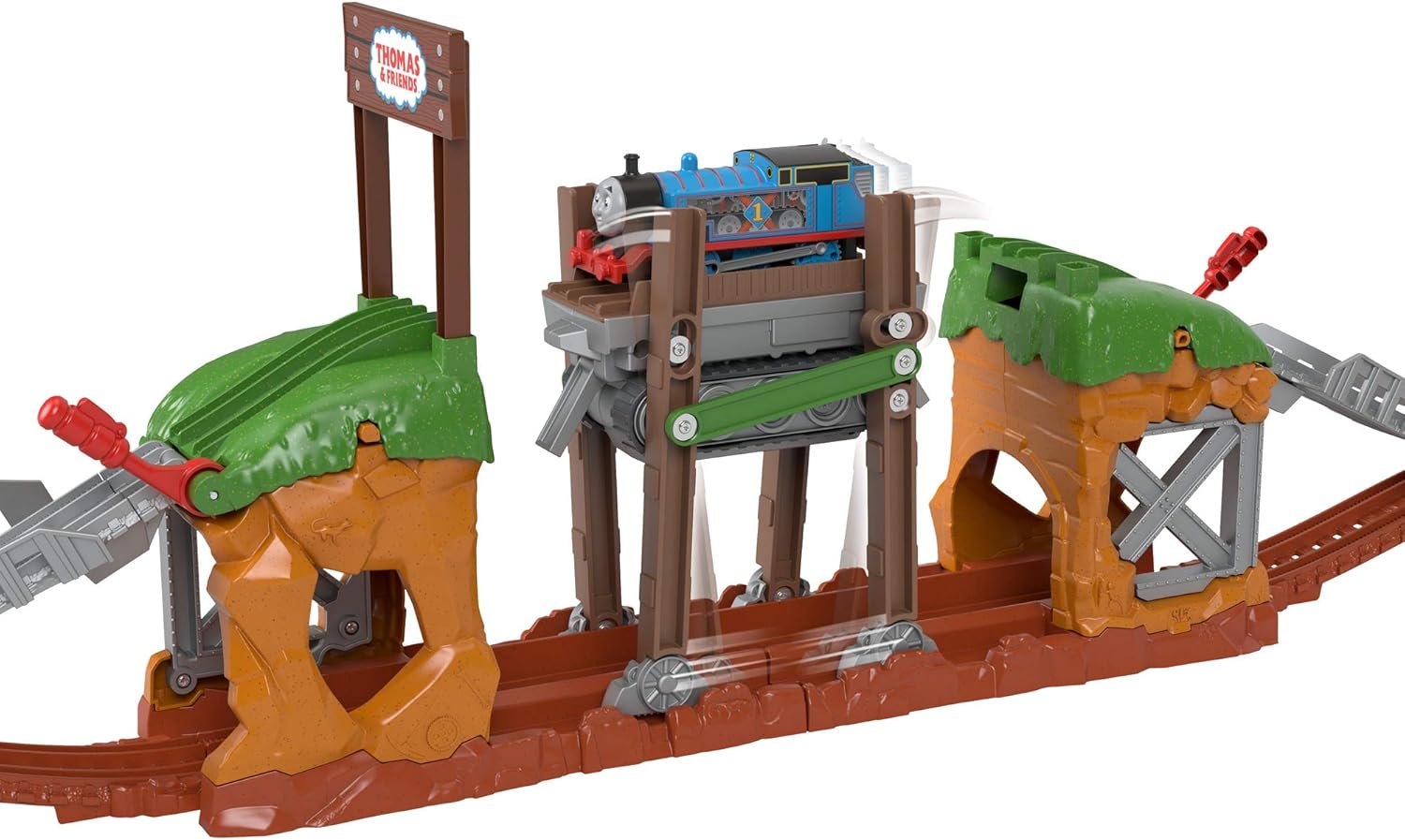 Thomas & Friends Walking Bridge train set, playset with motorized train for preschoolers ages 3 and older Pack of 2