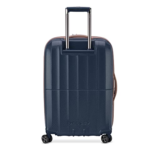 DELSEY Paris St. Tropez Hardside Expandable Luggage with Spinner Wheels, Black, Carry-on 21 Inch