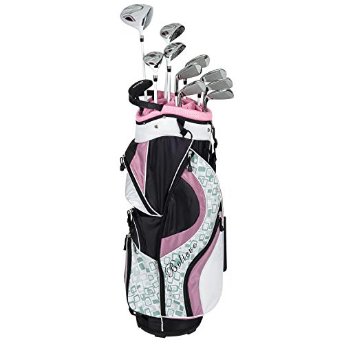 Founders Club Believe Women's Ladies Complete Golf Set (16 Piece) Standard or Petite Length Right Handed