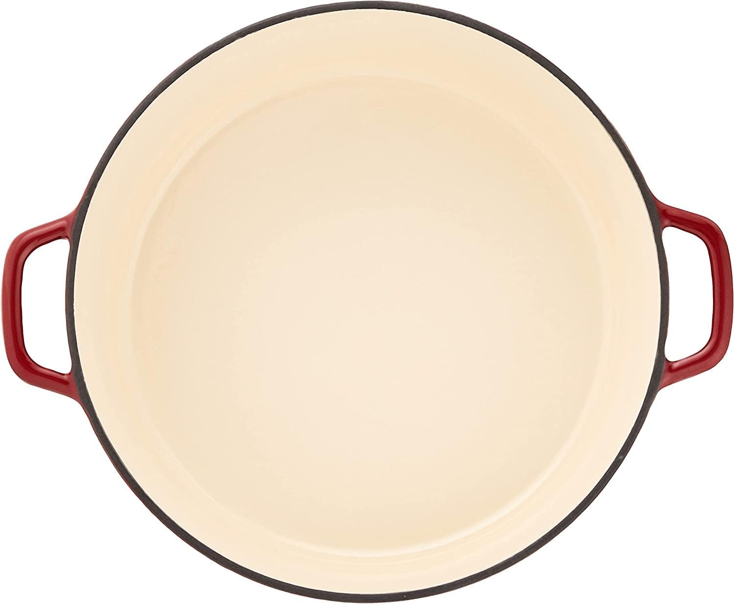 Cuisinart Chef's Classic Enameled Cast Iron Casserole Set (7-Quart, 5-Quart), Cardinal Red