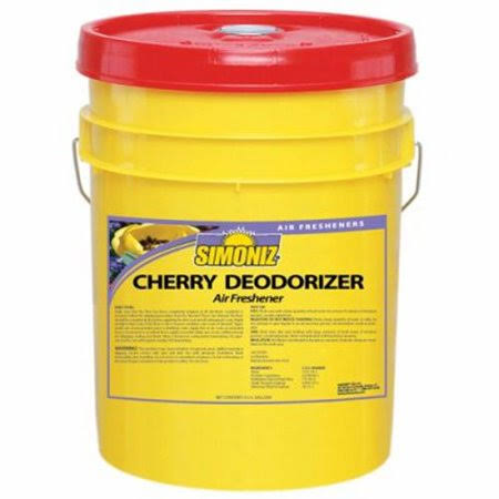 Simoniz Water-Based Cherry Deodorizer, 5 Gallon Pail