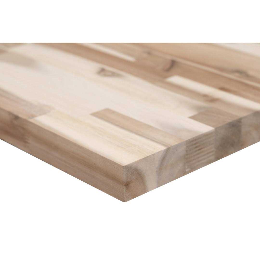 Acacia 6 Ft. L X 25 In. W X 1.5 In. T Unfinished Butcher Block Countertop With Eased Edge MSI - Shop Hardware Tools Online Store