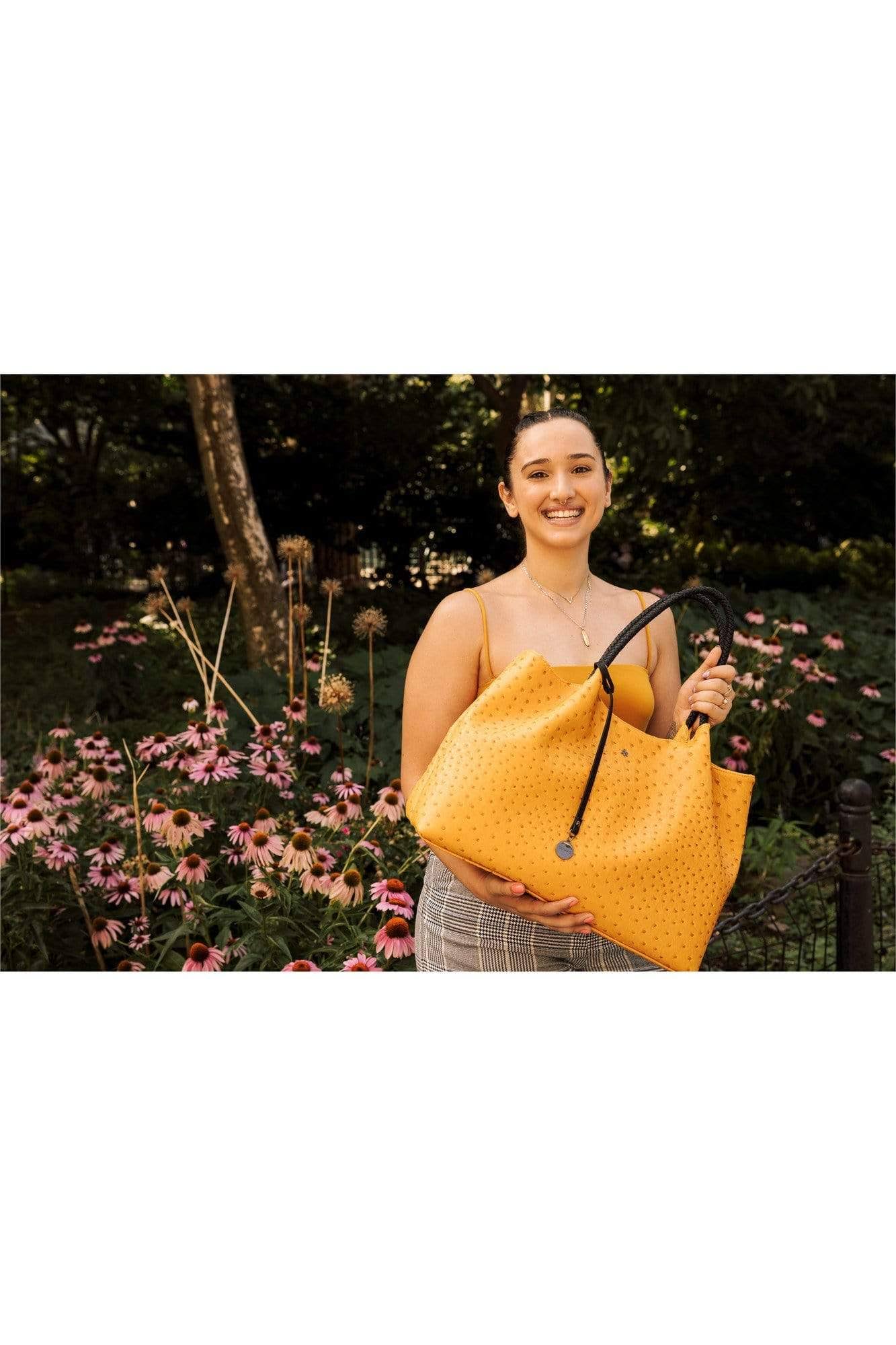 GUNAS New York Naomi - Lavender Vegan Leather Tote Bag - Purple
