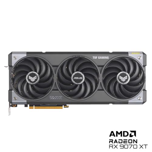 ASUS Prime Radeon™ RX 9070 XT OC Edition Graphics Card (PCIe 5.0, HDMI/DP 2.1, 2.5-Slot Design, axial-tech Fans, Dual Ball Fan Bearings, Dual BIOS, GPU Guard)