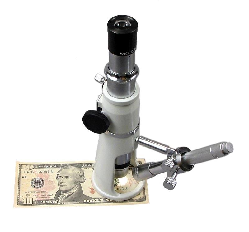 OMAX Shop Measuring Microscope 20X with Reticle Eyepiece