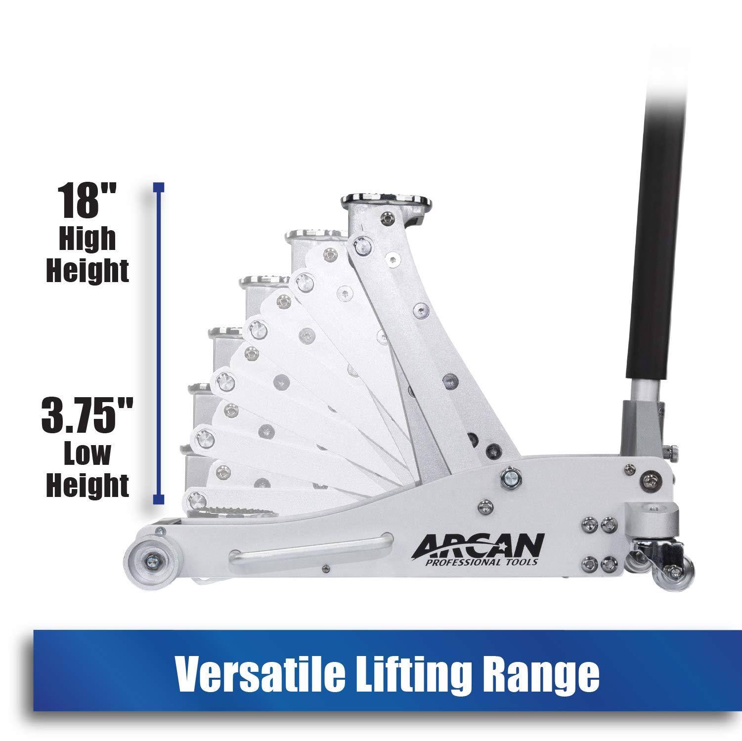 Arcan ALJ3T 3-Ton Quick Rise Aluminum Floor Jack