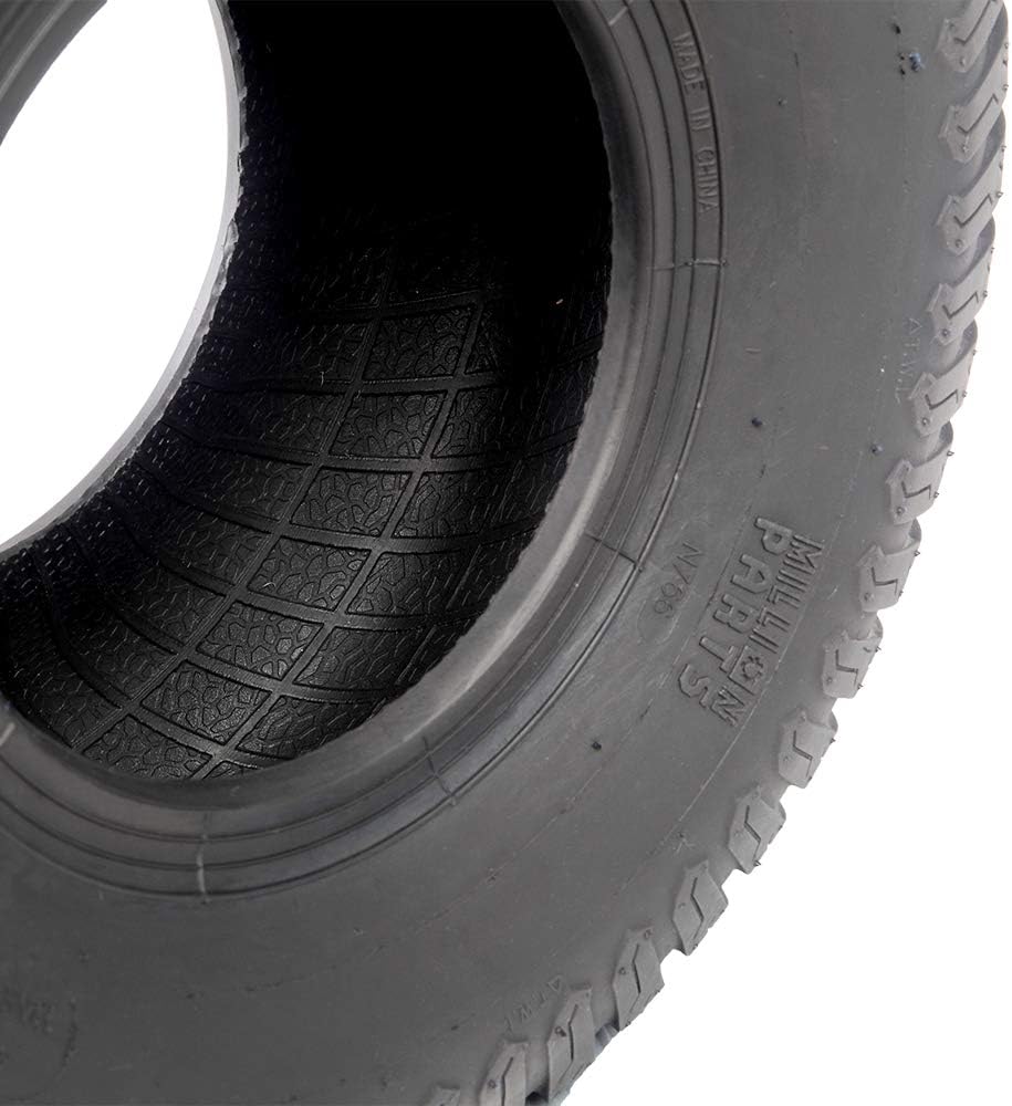 MOTORHOT Pair Turf Tires 4 Ply Lawn Mower & Garden Tractor Tubeless Tire 15X6-6 15x6.00x6 Pack of 2