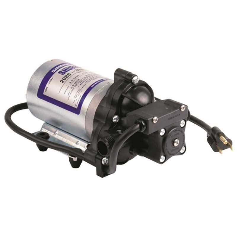 Shurflo 8000-533-250 Diaphragm Pump Demand 115 VAC 3/8 NPT Female - Shop Hardware Tools Online Store