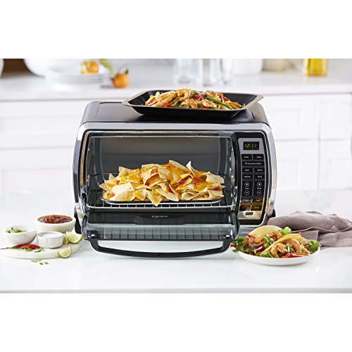 Oster Large Digital Countertop Toaster Oven Tssttvmndg Stainless Steel Dropdown Door Knob countertop oven