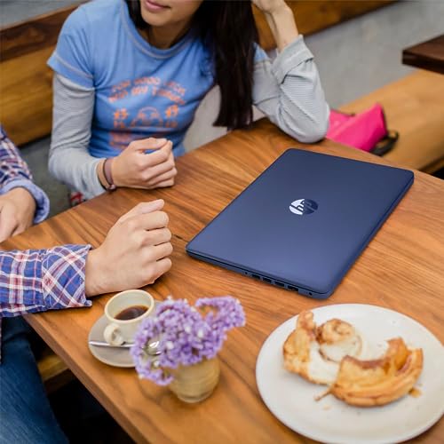 HP Essential Laptop, 14" HD Display, Intel Celeron N4120, Webcam, Type-C, SD Card Reader, HDMI, Wi-Fi, Windows 11 Home, Black, KKE Accessories