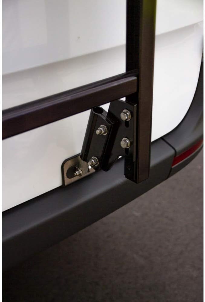Prime Design AAL Rear Van Door Hook Access Ladder Black (no Drilling) (Compatible with Ford Transit w/High Roof)