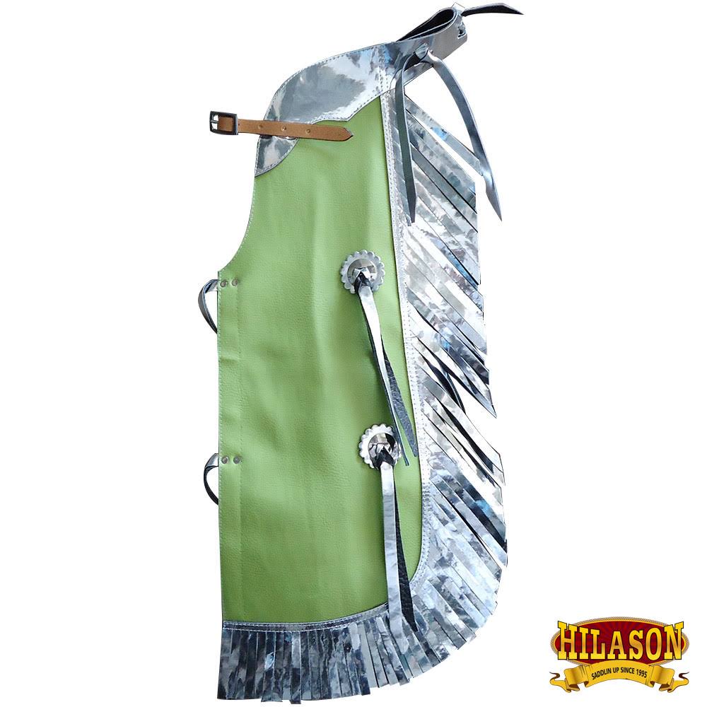 Hilason Kids Junior Youth Bull Riding Pro Rodeo Leather Protective Vest Chaps