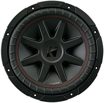 KICKER CVR104 (43CVR104) CompVR 10-Inch (25cm) Subwoofer, Dual Voice Coil, 4-Ohm, 350W