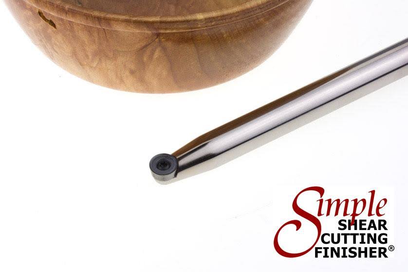Simple Woodturning Tools 7 Tool Set of Carbide Lathe Tools with Interchangeable Foam Grip Handle