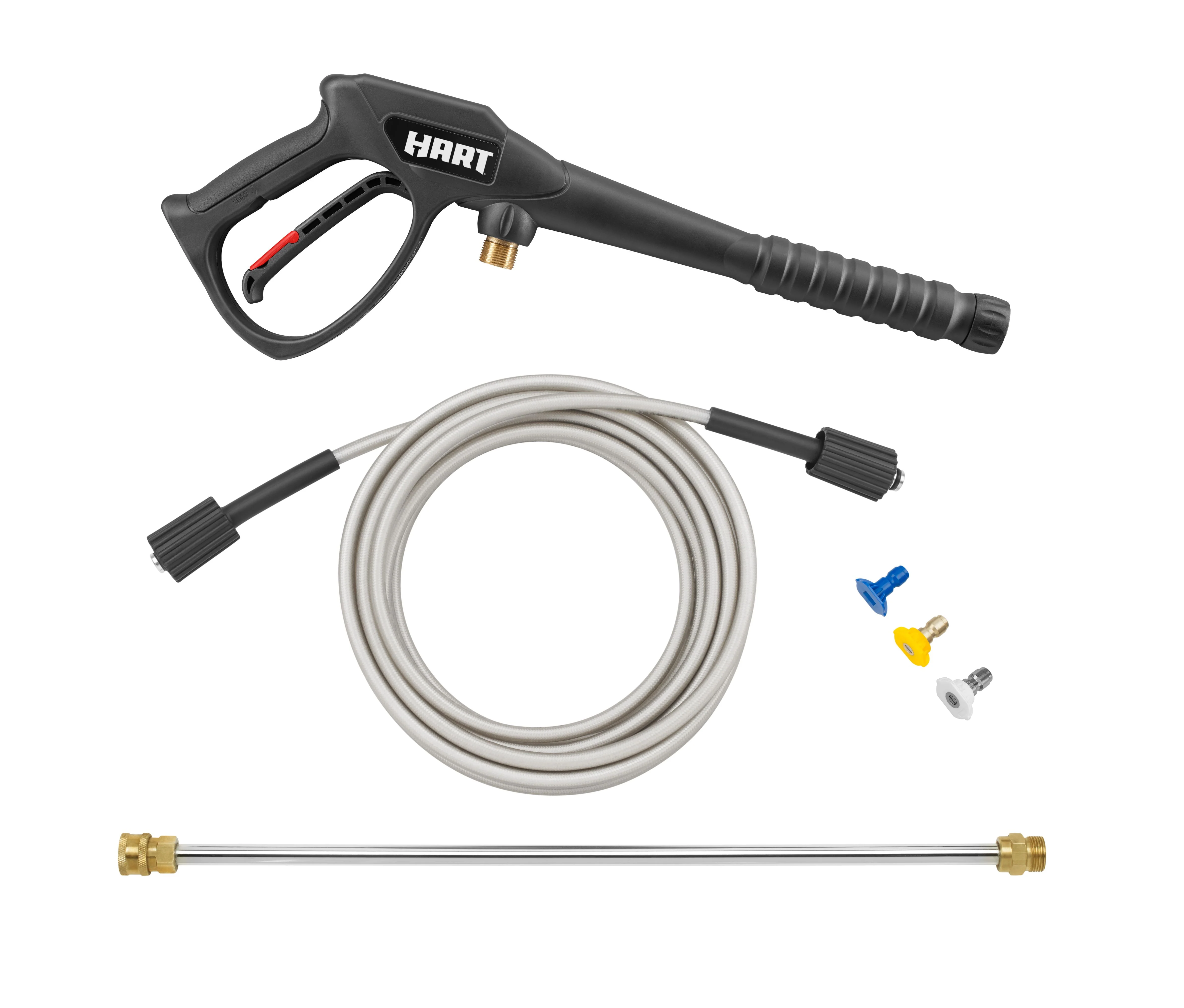 HART 3000PSI 1.1 GPM Cold Water Electric Pressure Washer, Brushless Motor